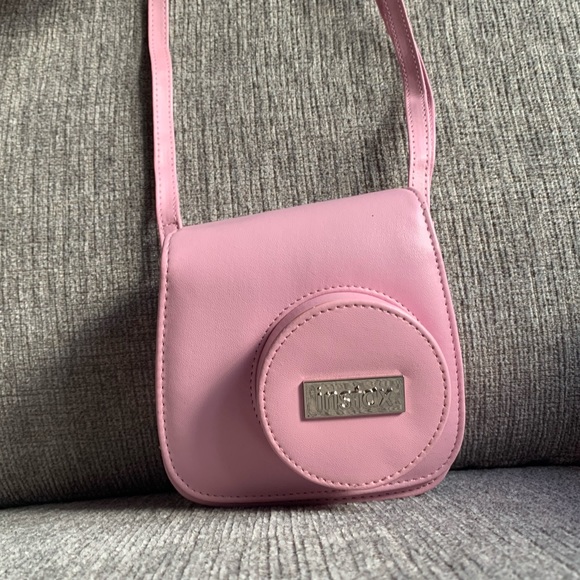 Instax Polaroïd pink case with strap - Picture 2 of 4